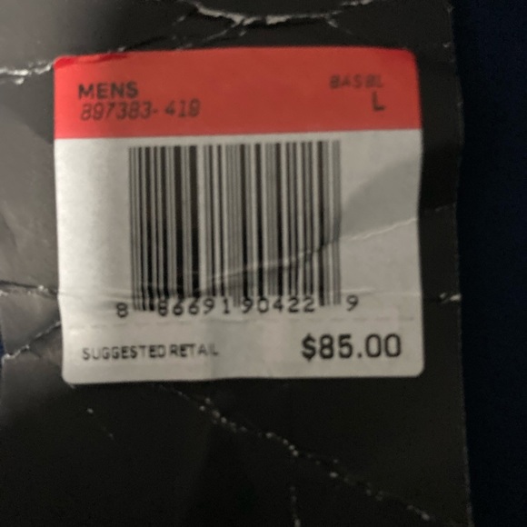 Nike Dri Fit Baseball 3/4 sleeve hot Jacket Navy Men’s Blue Size Large - Picture 6 of 6